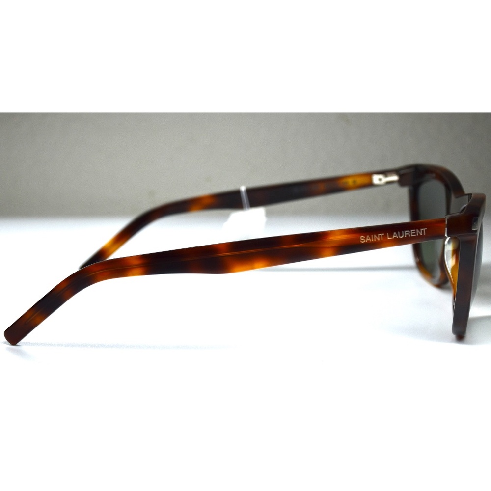 SAINT LAURENT WOMEN SL515 003 HAVANA GREEN CAT EYE SUNGLASSES. 58mm - Picture 10 of 16